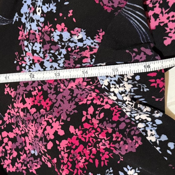 NWOT 26/28 Lane Bryant Floral Perfect Drape High Rise Wide Leg Pant With Pockets - Picture 7 of 14